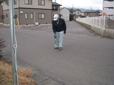 管路位置探査 管路位置探査